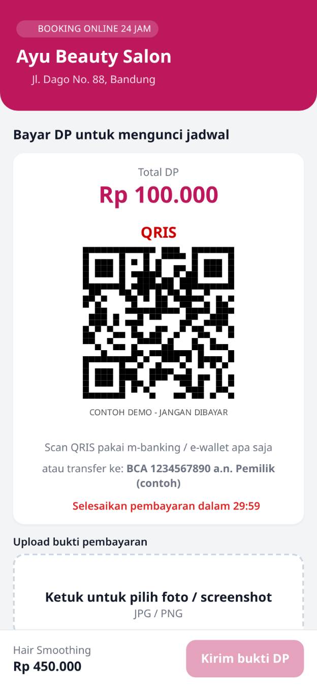 Bayar DP QRIS